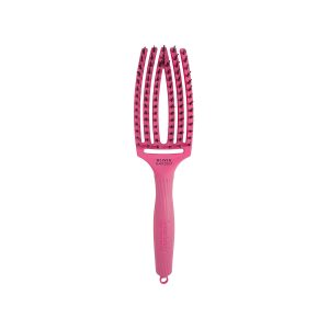 7653-OG Fingerbrush Care ionic Boar&Nylon Hot Pink, M