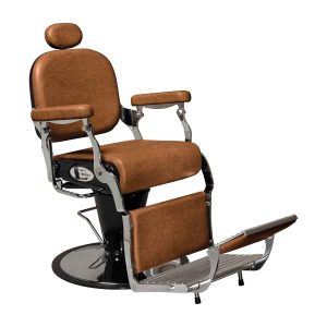SH:279-6B-PREMIER BLACK BARBER CHAIR-1