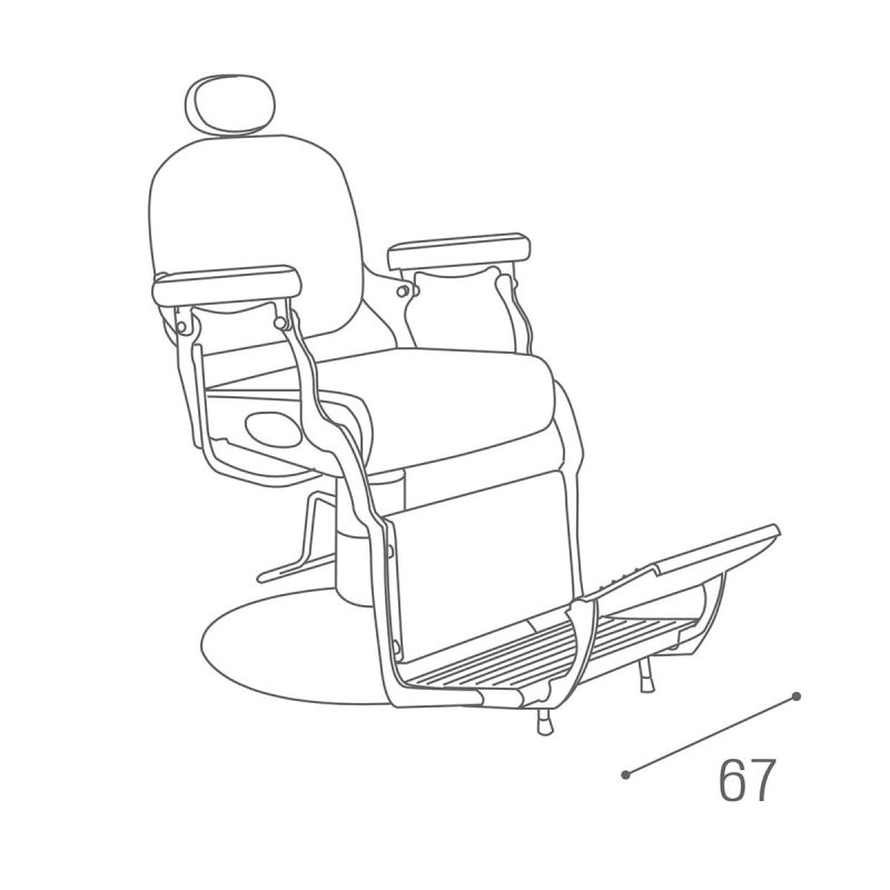 SH:279-6W-PREMIER WHITE BARBER CHAIR-2