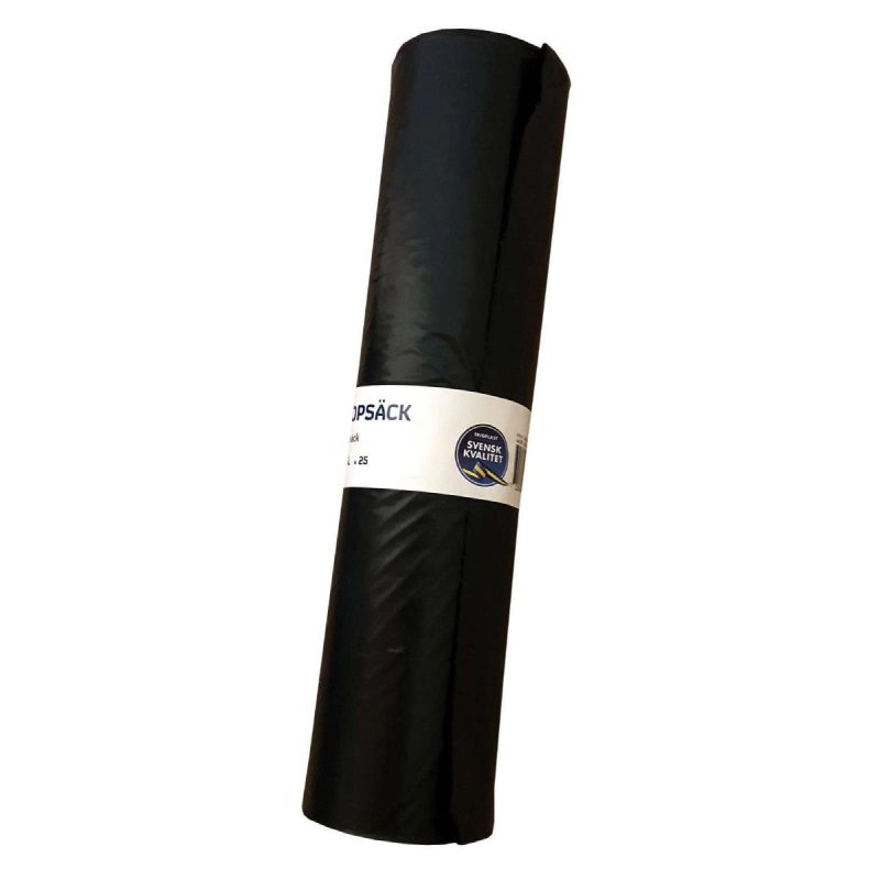 61200047-Sopsäck Mono 125L 50my Svart - 25 st