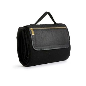 Pläd Sagaform City Picknick Svart 130x170cm